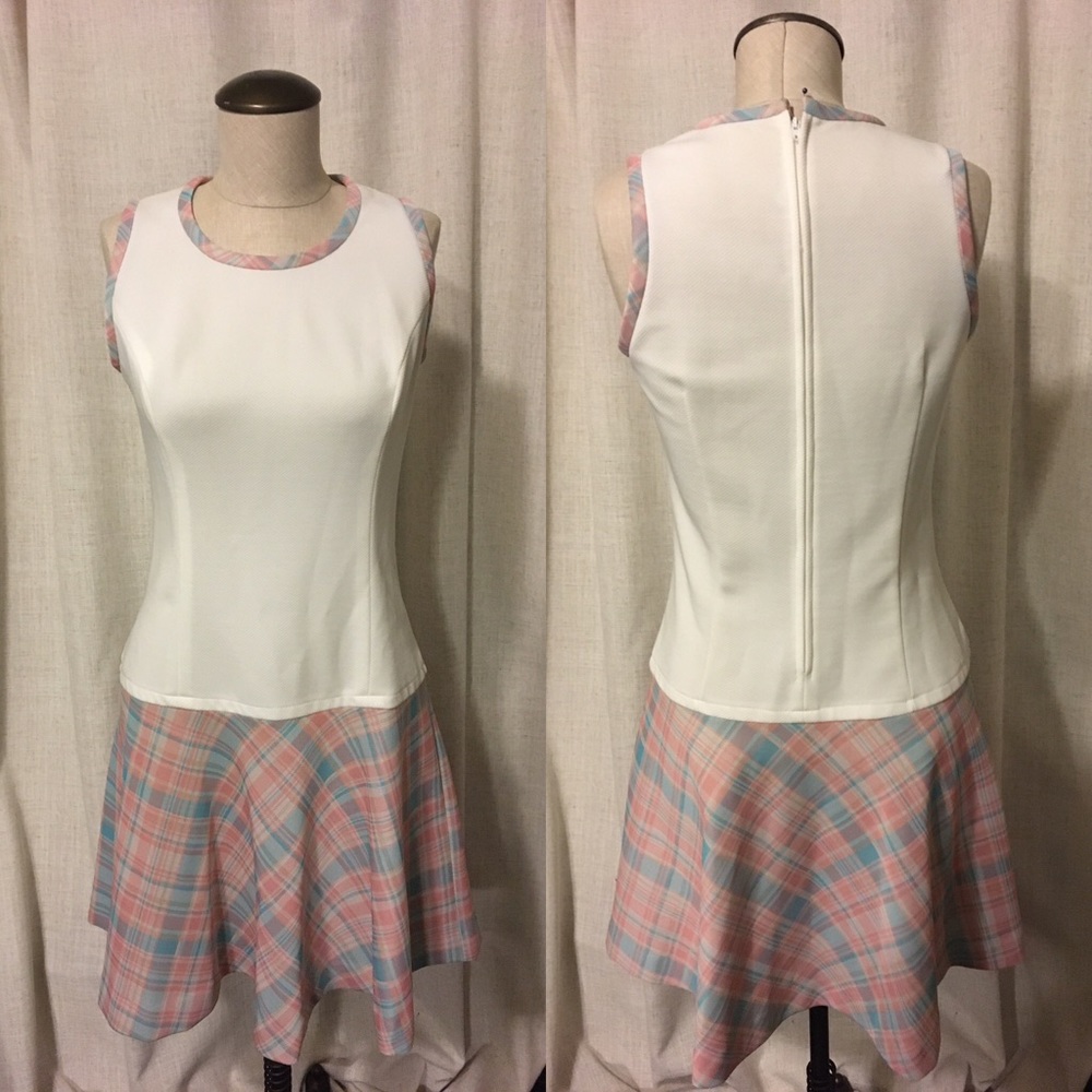 Vintage Gay Gibson Plaid Dress 1960s